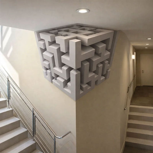 😲Modern Geometric Corner - Wall Art That Reshapes Reality 🧠✨