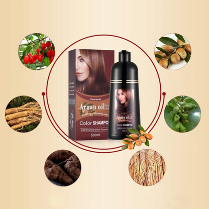 2-in-1 Long-Lasting Hair Dye & Shampoo