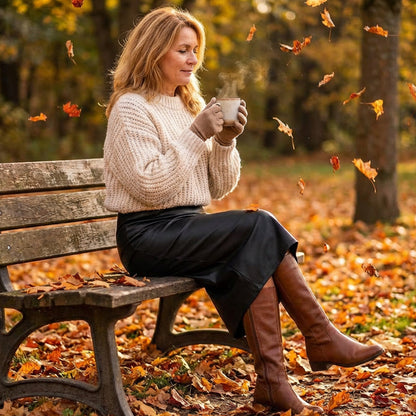 💃2026 New Arrivals - 50% Off!💕Women’s Fitted Ruched Slit Faux Leather Skirt