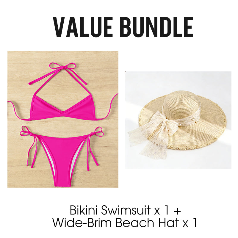 Sexy String Triangle Bikini Swimsuit