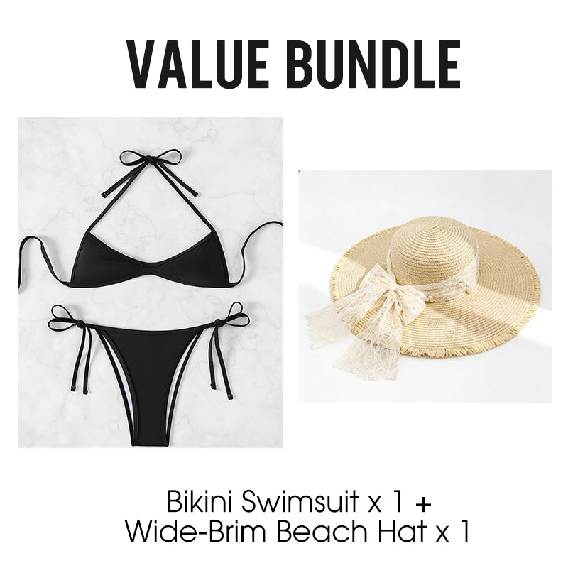 Sexy String Triangle Bikini Swimsuit