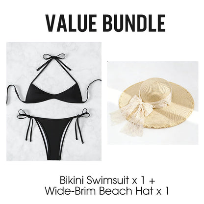 Sexy String Triangle Bikini Swimsuit