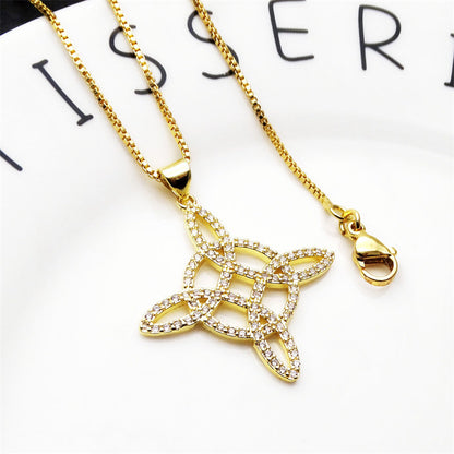 Unisex Witch Knot Pendant Necklace (50% OFF)